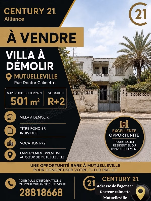 For sale villa in Mutuelle city