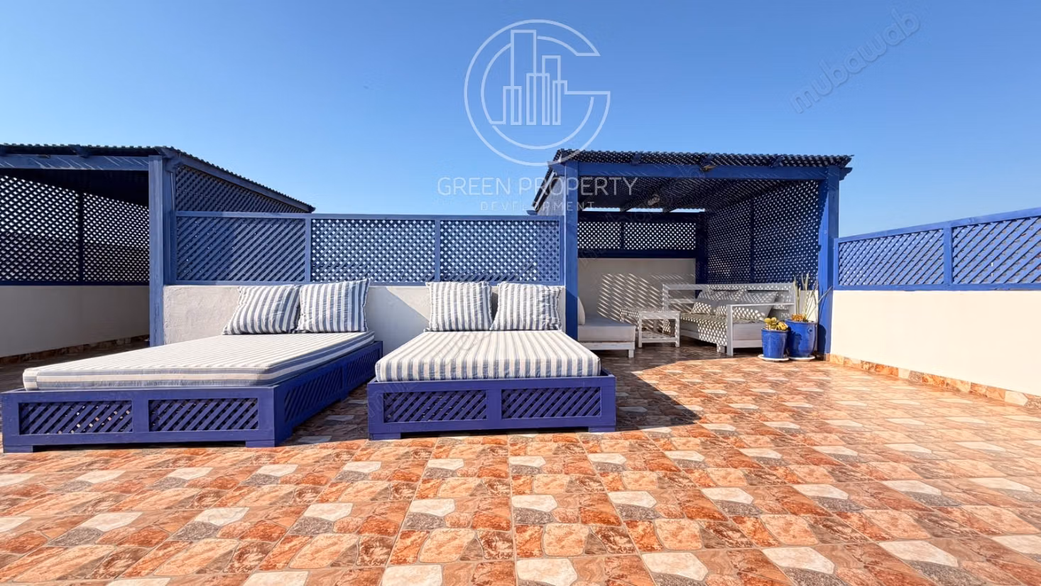 Bel appartement meublé avec double terrasse