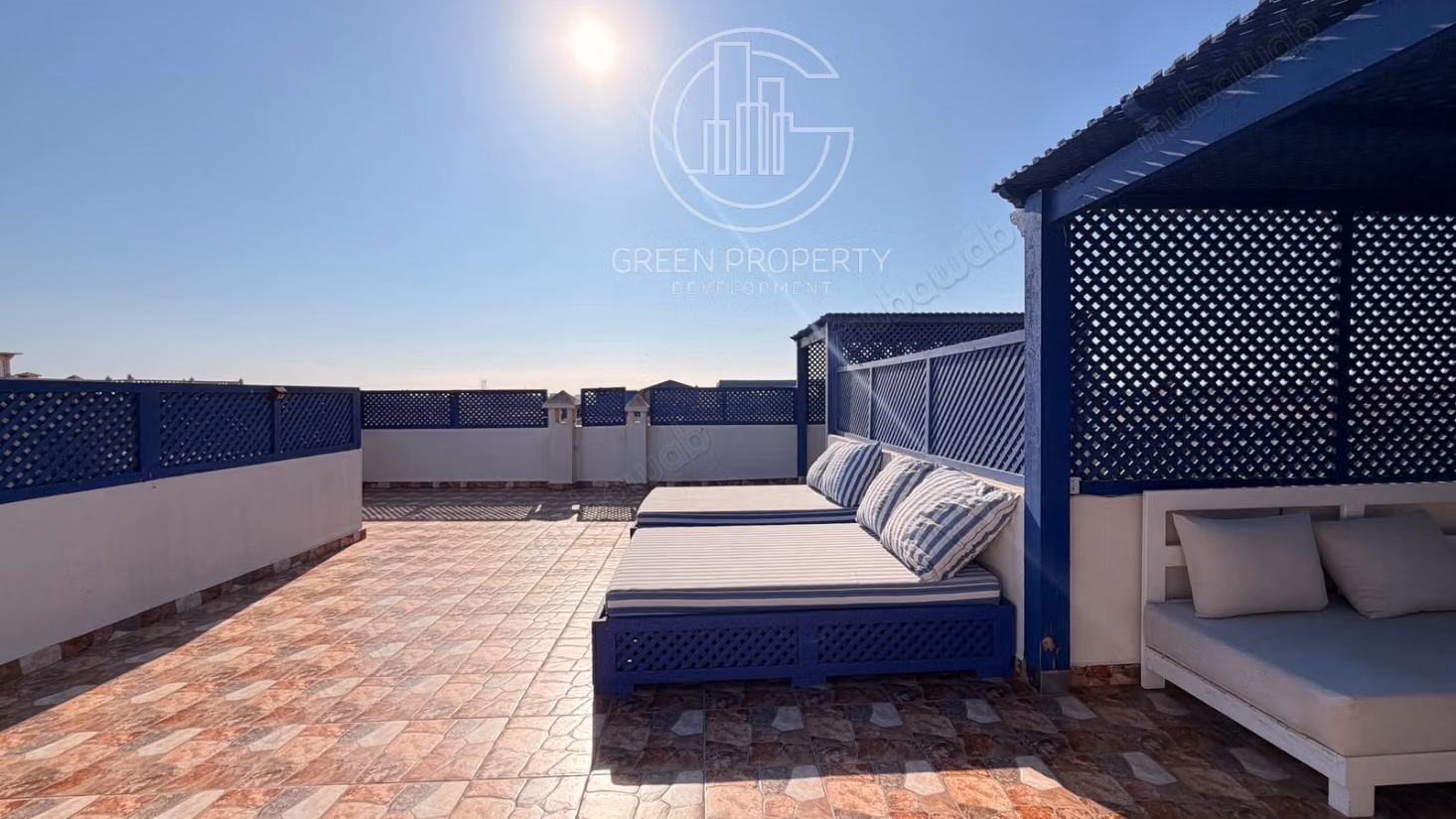 Bel appartement meublé avec double terrasse