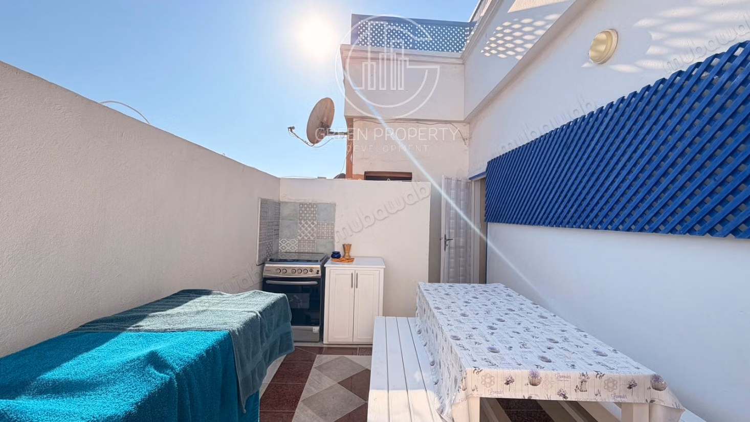 Bel appartement meublé avec double terrasse