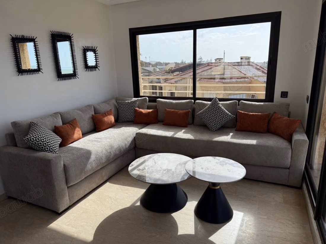 Apartment with Sea View for Rent in Dar Bouazza
