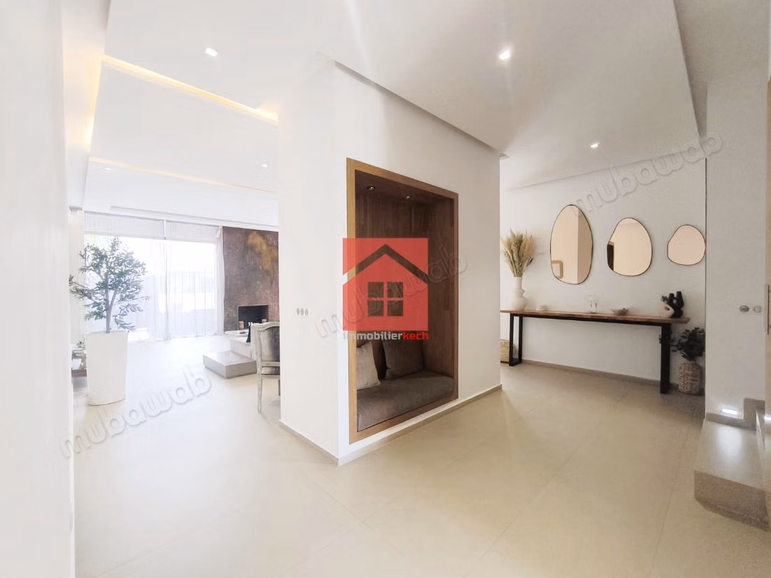 Chic et moderne villa avec Piscine Privée a Louer