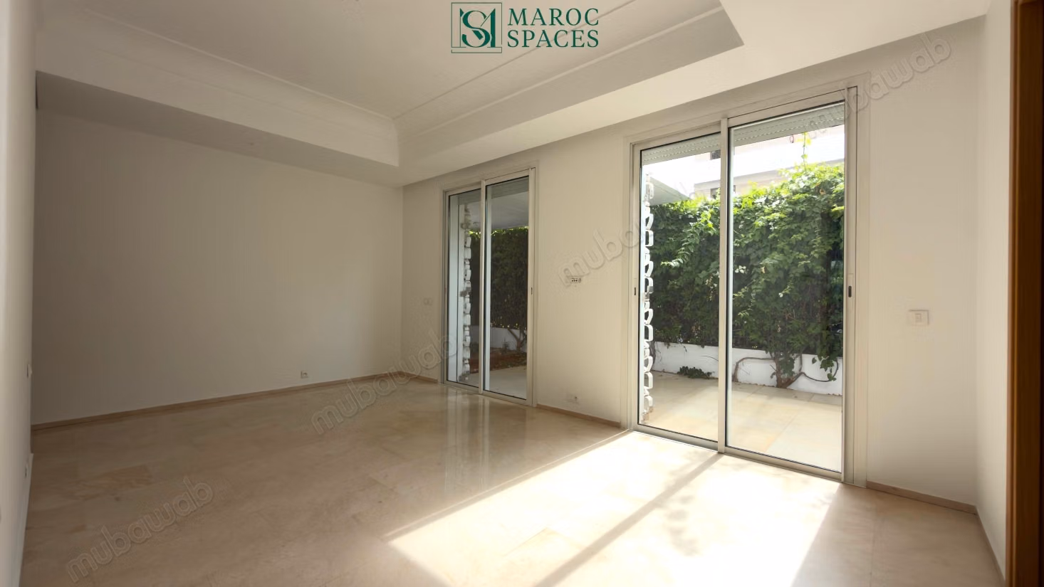 Appartement 3 chambres à louer avec jardin 200m²