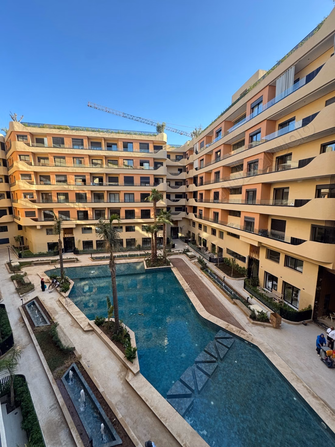 Appartement meublé longue durée à louer, résidence la rose des sables