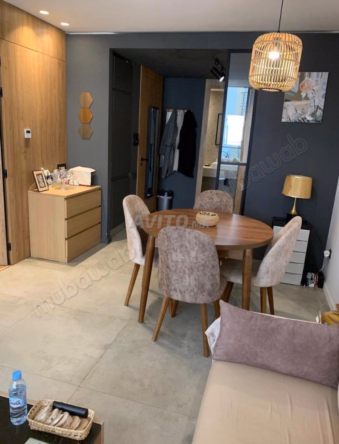 Apartamento en alquiler en Maârif. Superficie de 48 m². Bien amueblado