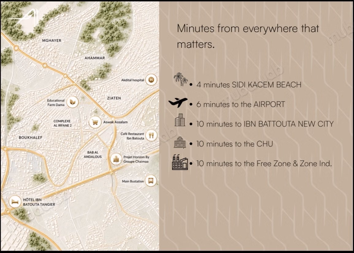 In front of Ibn Battuta International Airport Tangier, Morocco
