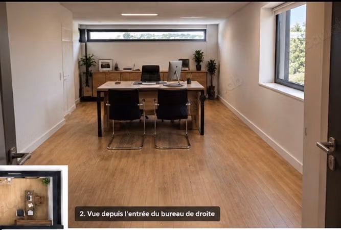 Hermosas oficinas en alquiler en Aïn Sebaâ. Superficie de 46 m². Ascensor