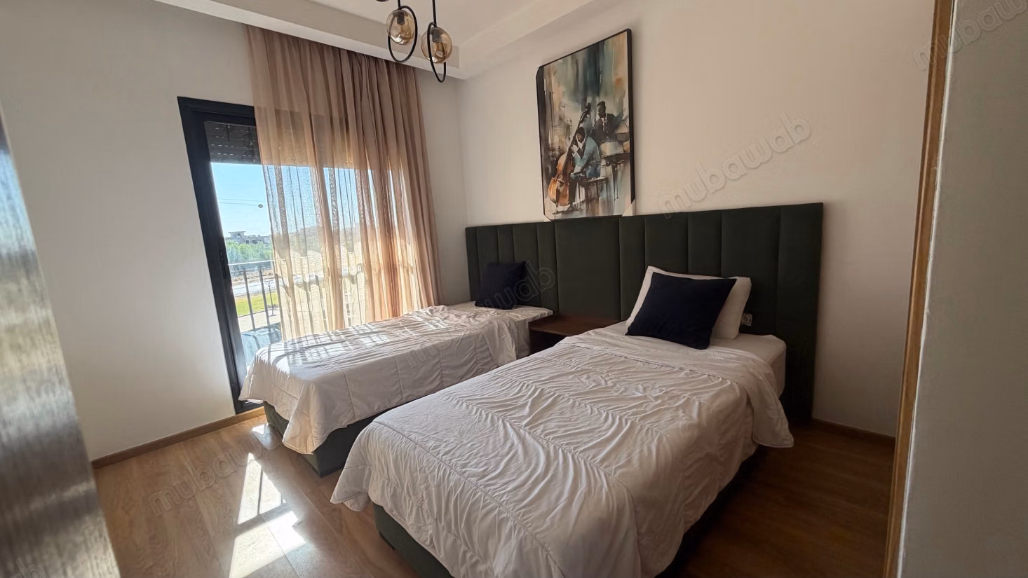 Vente d'un bel appartement à Tahannaout. 2 belles chambres. Meublé