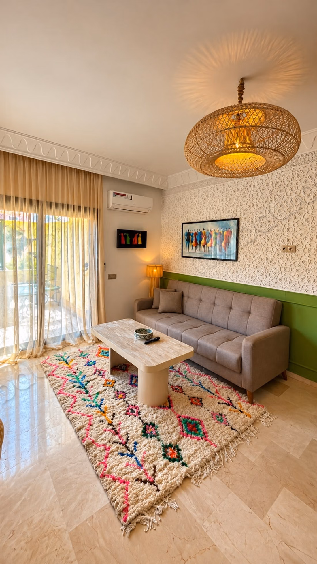 Location appartement 2 chbres meuble semlalia neuf