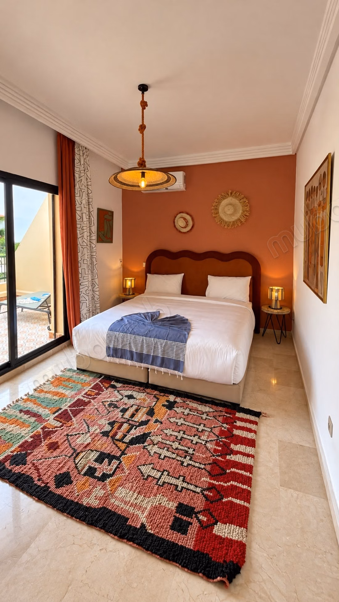 Location appartement 2 chbres meuble semlalia neuf