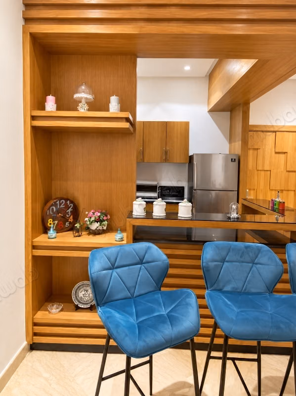 Magnificent furnished apartment on the ground floor