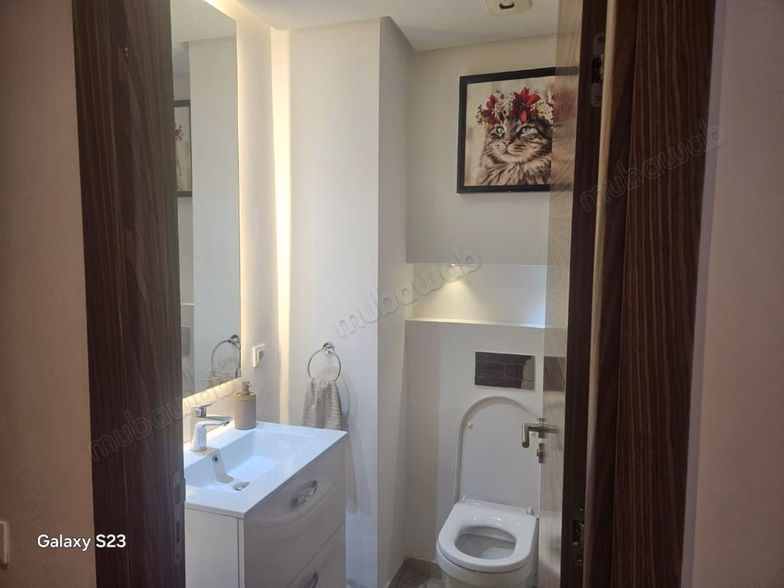 Large furnished studio with a 30 m² terrace for rent