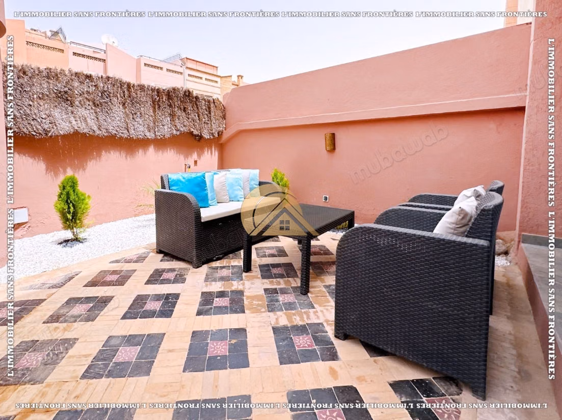 Villa meublée à louer Route de Casablanca – Piscine privée