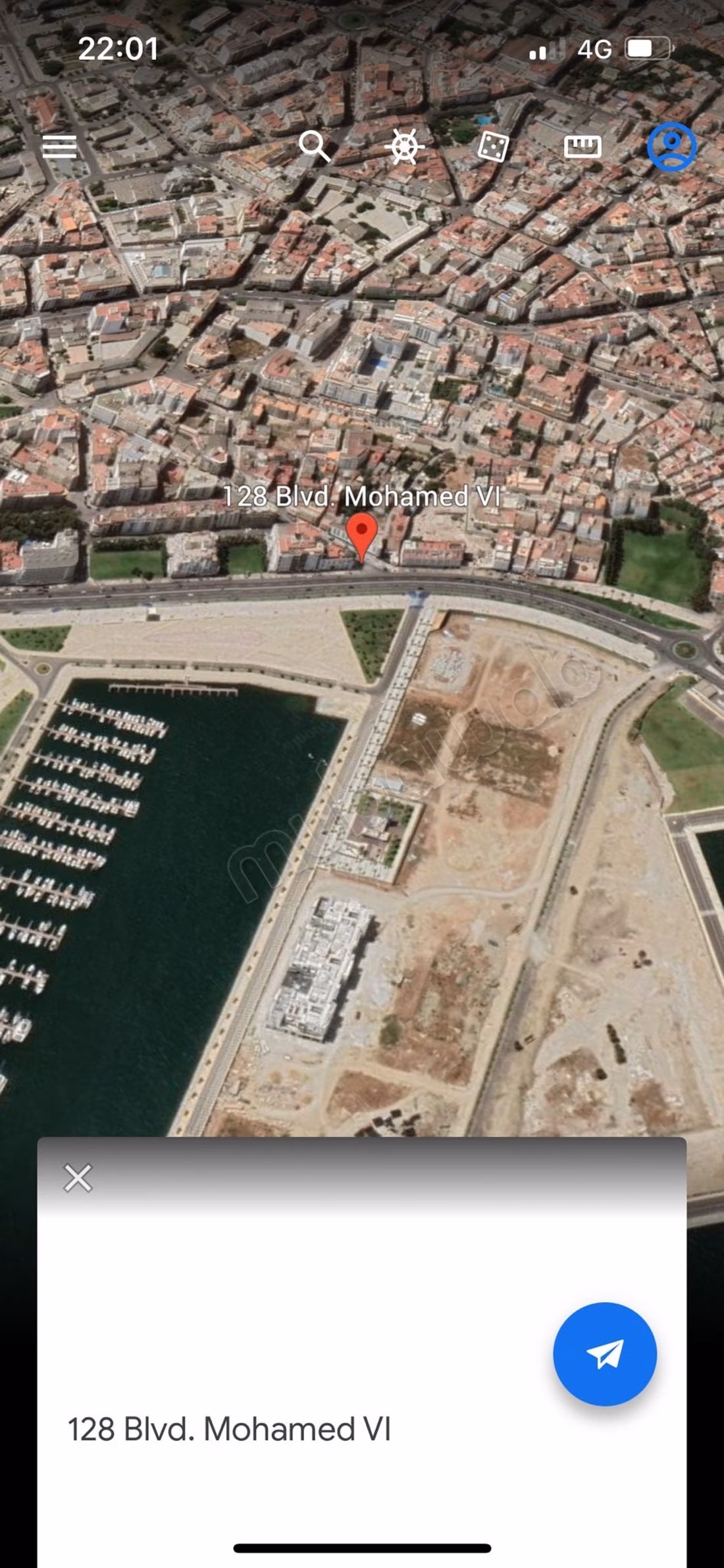 Appartement pour location près de la marina