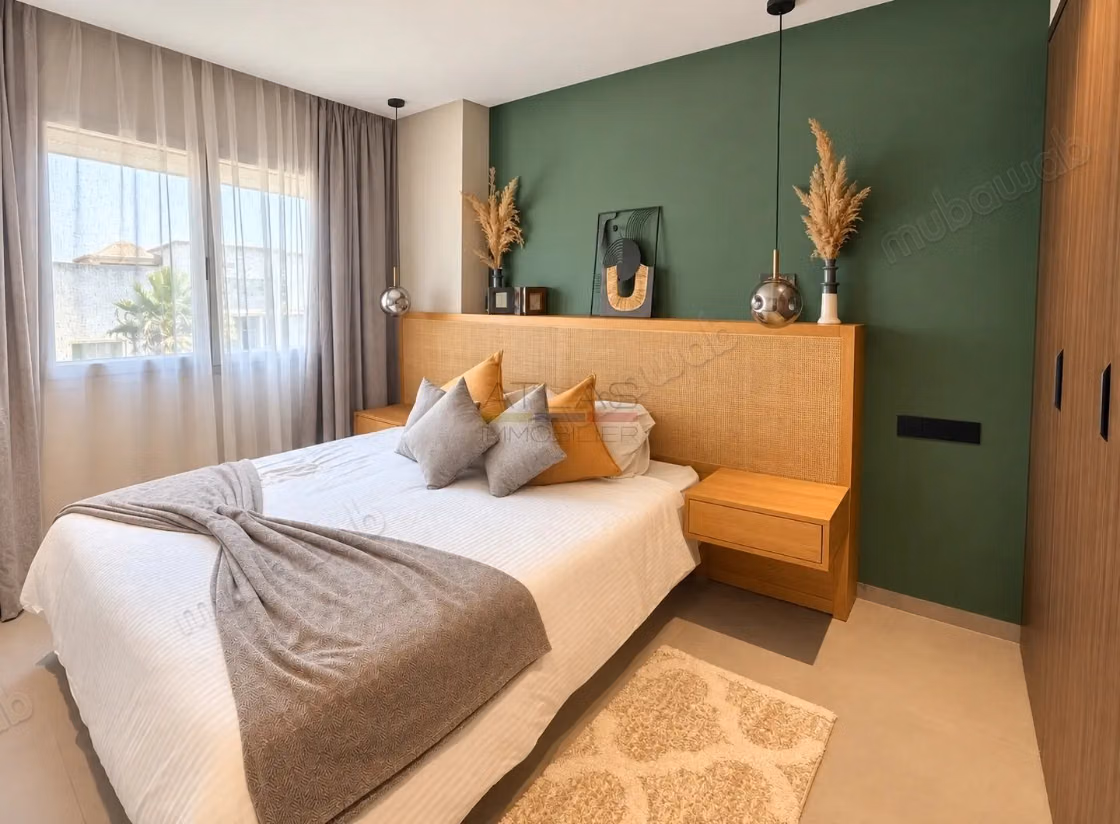 Appartement meublé avec terrasse près de la plage