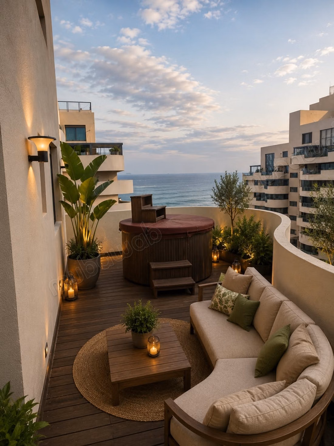 Appartement duplex meublé à louer à la marina