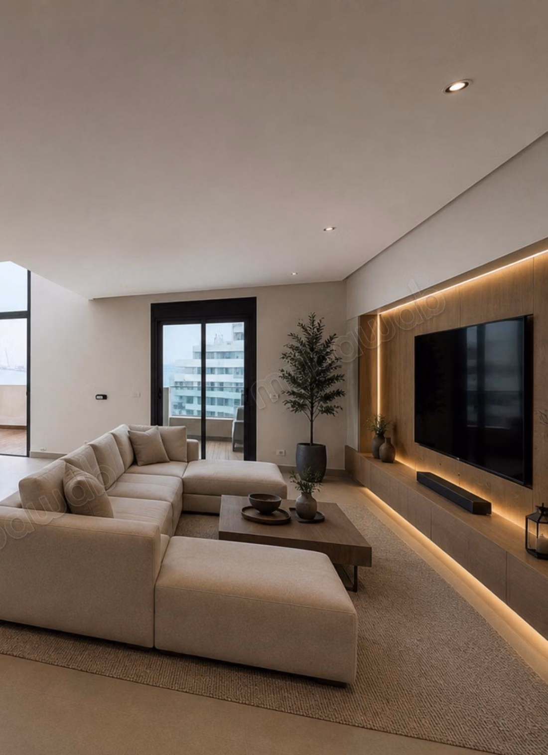 Appartement duplex meublé à louer à la marina