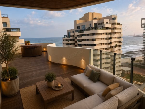 Appartement duplex meublé à louer à la marina