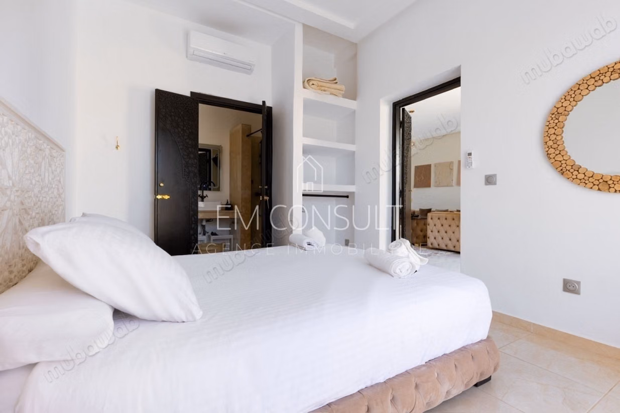 A vendre villa plein pied 4 suites rte ourika km 15