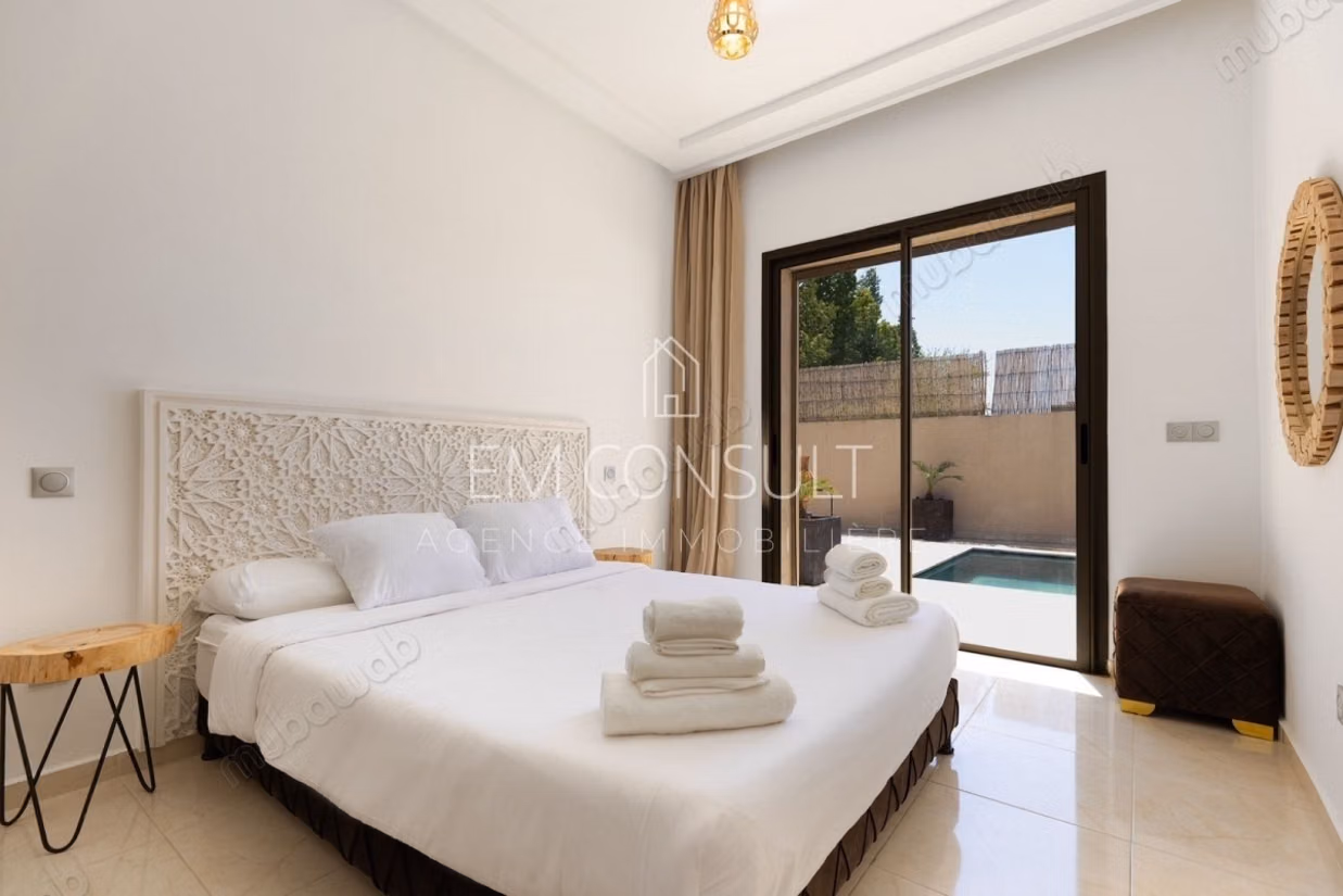 A vendre villa plein pied 4 suites rte ourika km 15