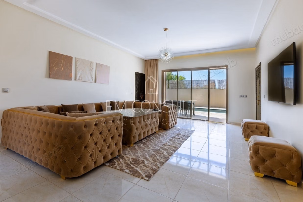 A vendre villa plein pied 4 suites rte ourika km 15