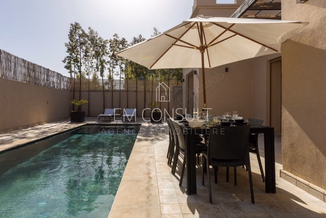 A vendre villa plein pied 4 suites rte ourika km 15