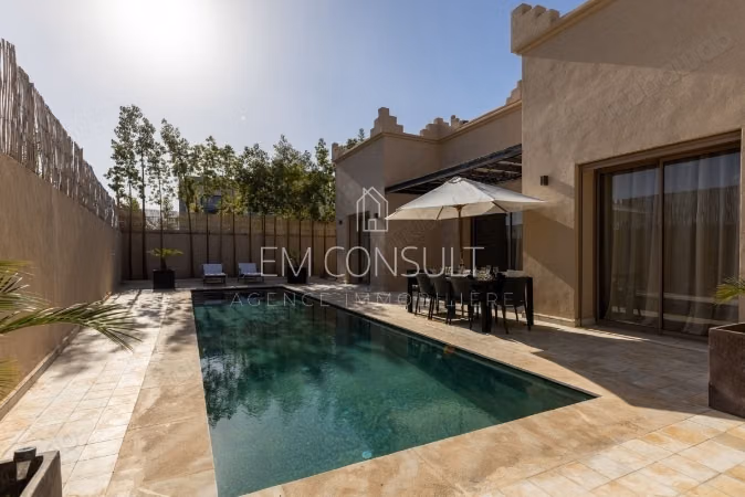 A vendre villa plein pied 4 suites rte ourika km 15