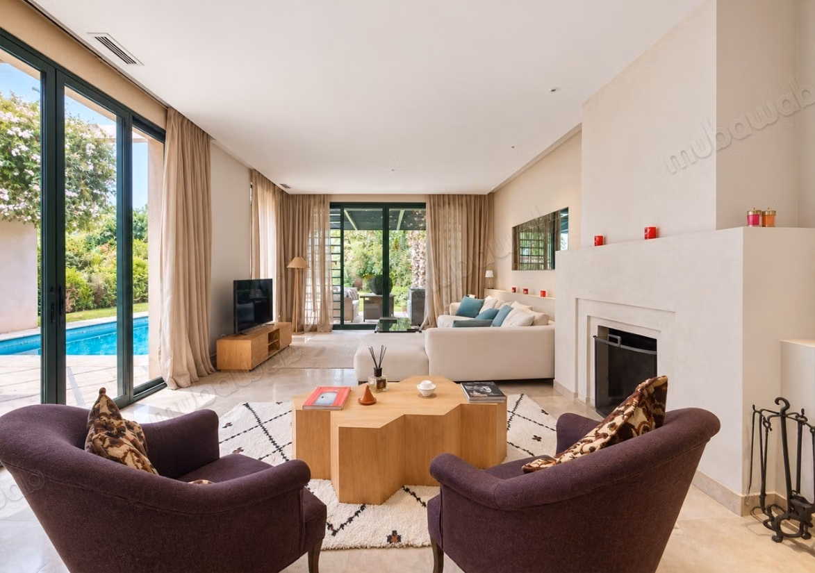 À louer: villa meublée à golf al maaden