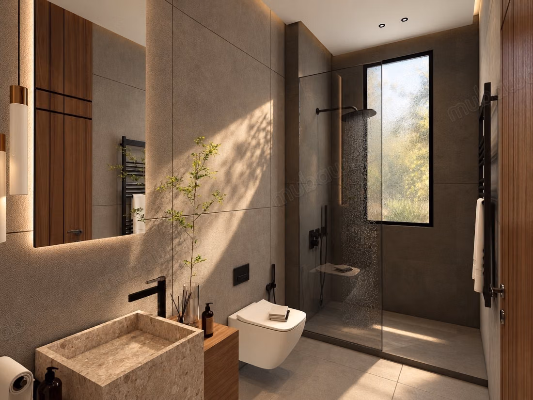 Appartement de 43 m² en étage, résidence avec lagon et padel