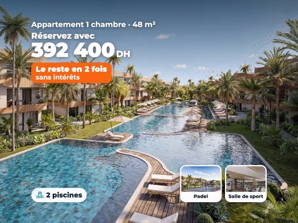 1 bedroom apartment, lagoon and gym, handover winter 2028