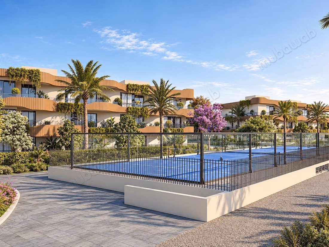 Appartement 1 chambre et terrasse, résidence avec lagon, sans intérêts