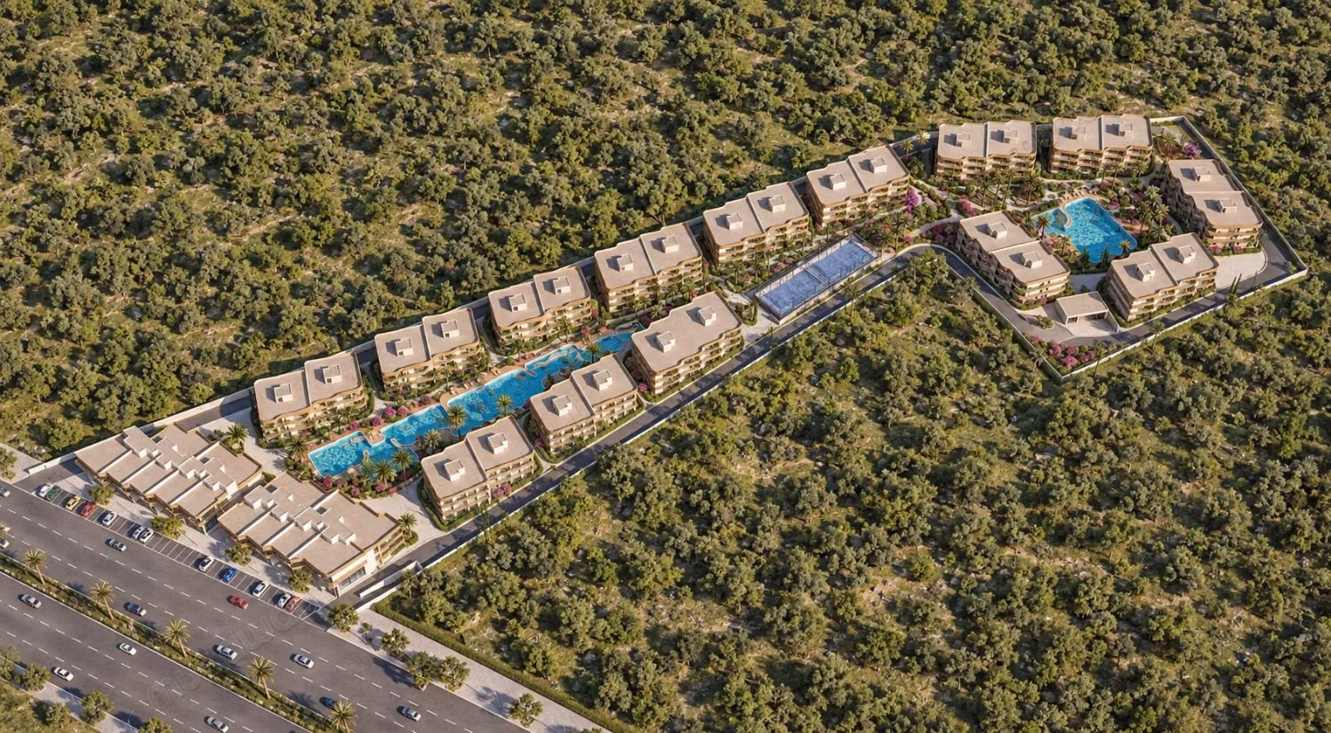 Private garden in a lagoon residence, 30% on booking