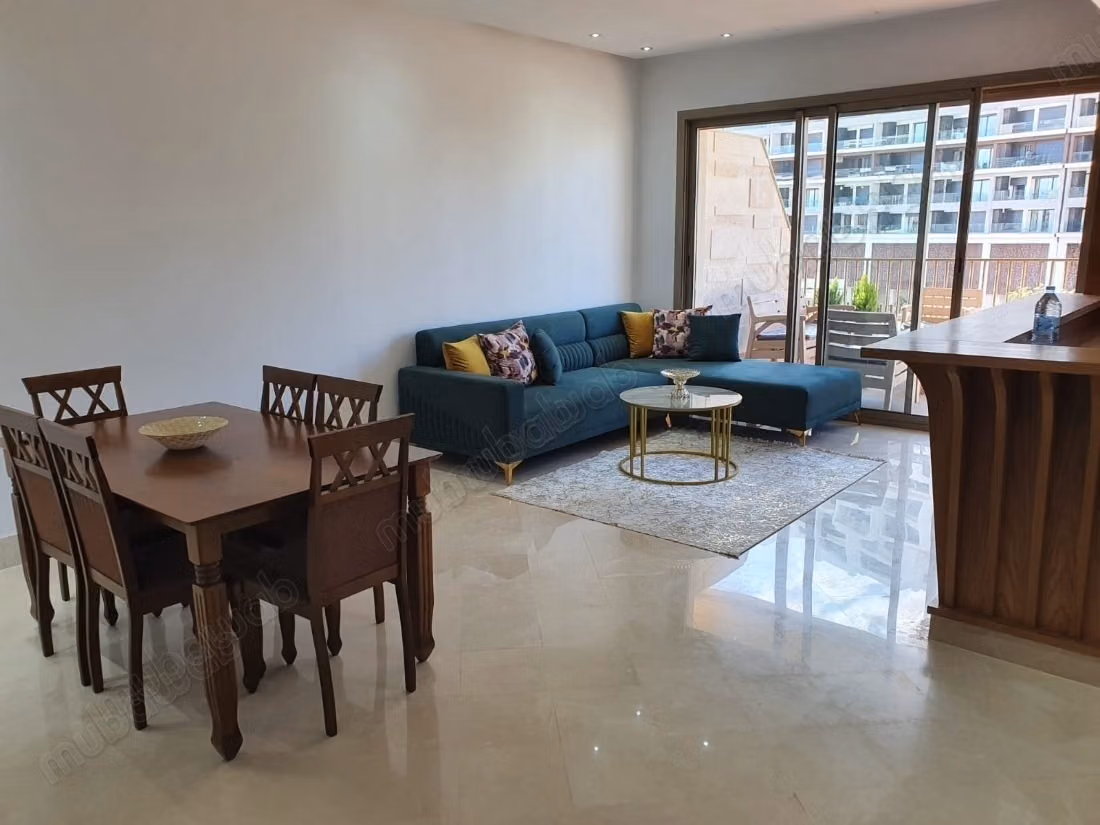 Appartement à louer à Casablanca Finance City. 
2 chambres agréables. 
Meublé