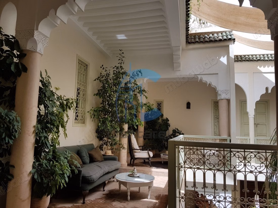 Exclusivité riad en exploitation maison d’hôtes 8 chambres 215 m² au sol titrés mellah