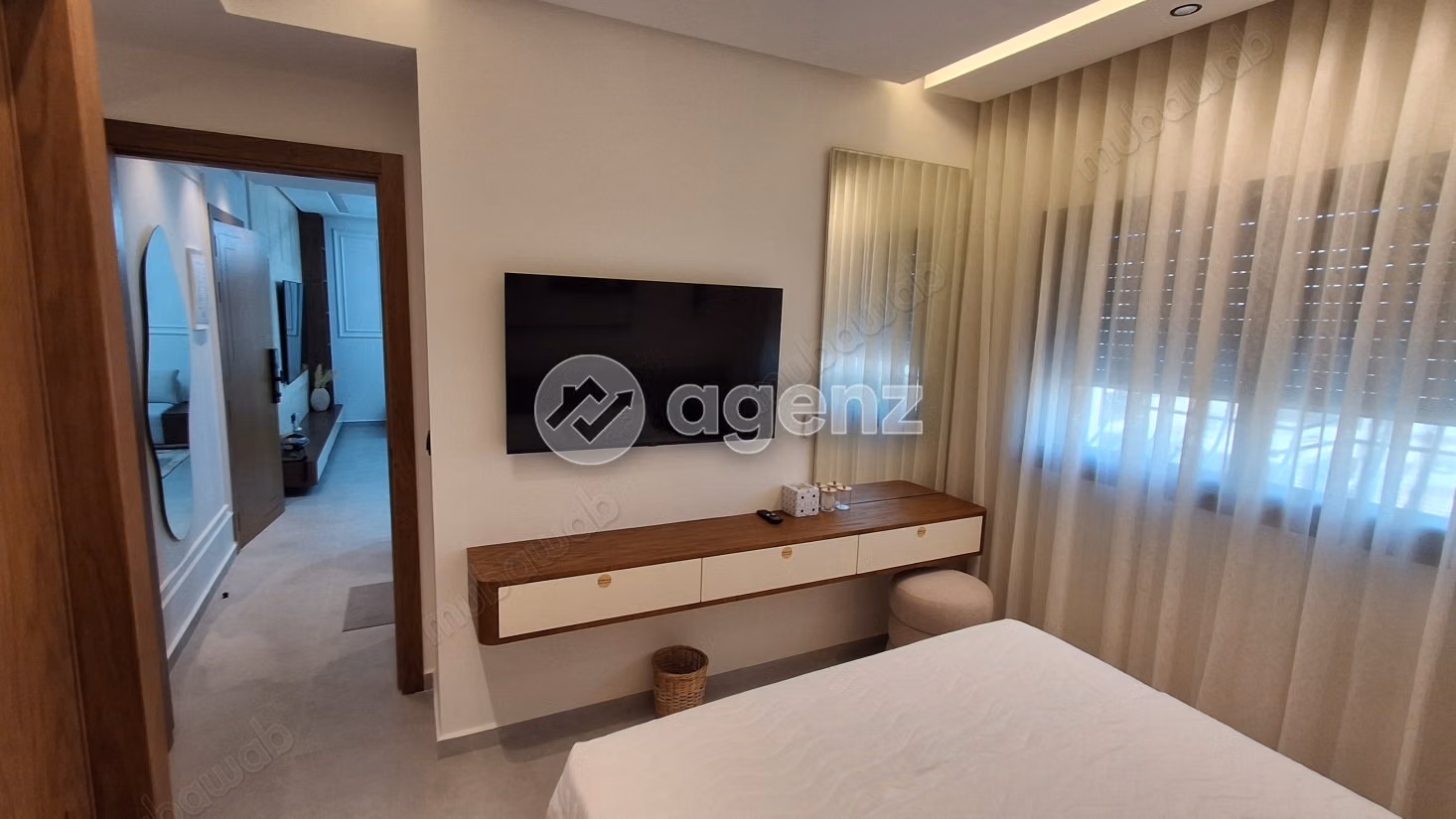 Studio à louer 45 m² 
Moujahidine 
Tanger