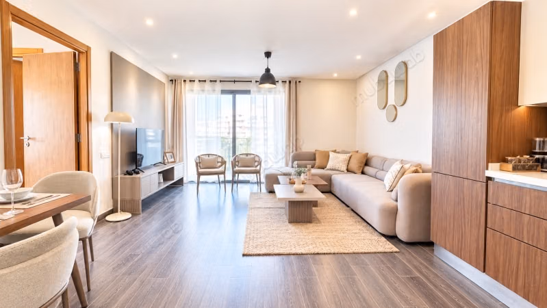 Affitto a lungo termine di uno studio di lusso arredato di 60 m² alla Marina, Casablanca