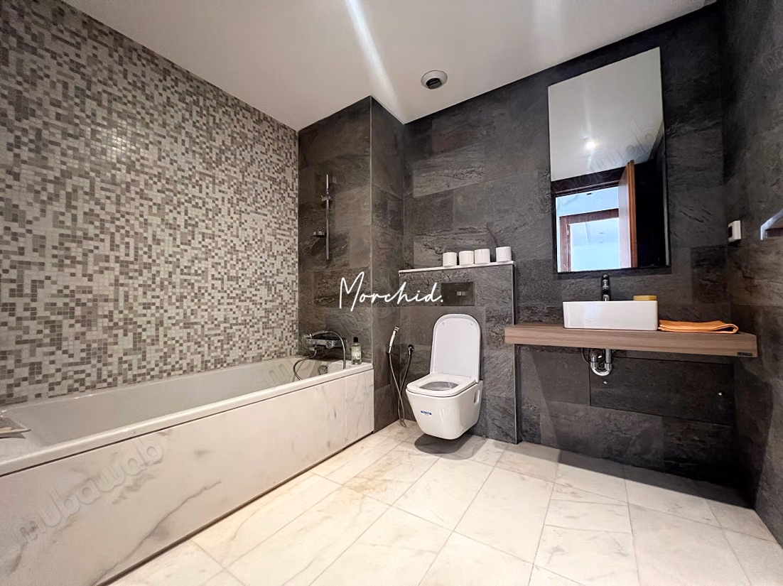 Cfc, casa finance city location d’un superbe appartement piscine & fitness, sauna & hammam