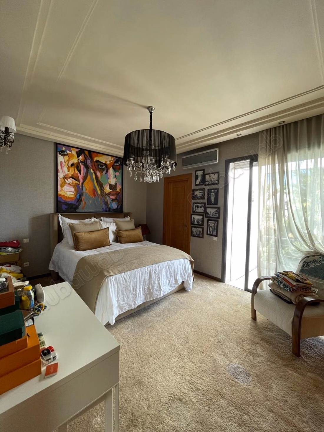 Luxurious villa for sale in Ain Diab Extension. Area 450 m². Air conditioning and pool