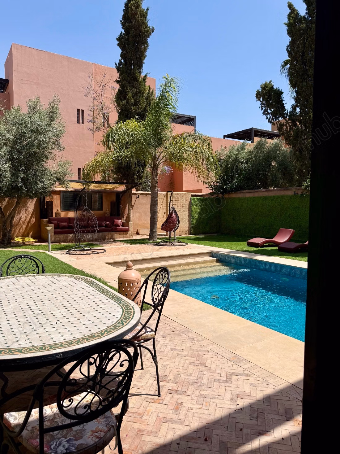 Villa 2 chambres meublée à louer Golf Al Maaden, Marrakech longue durée
