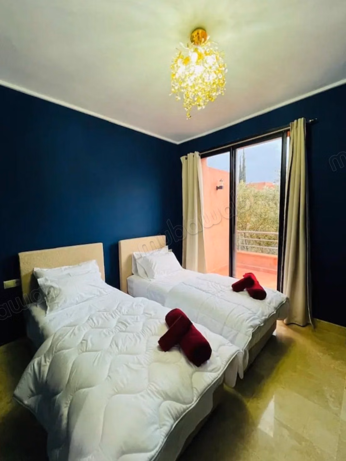 3Bel appartement en location à Route de l'Ourika. 2 chambres agréables. Meublé