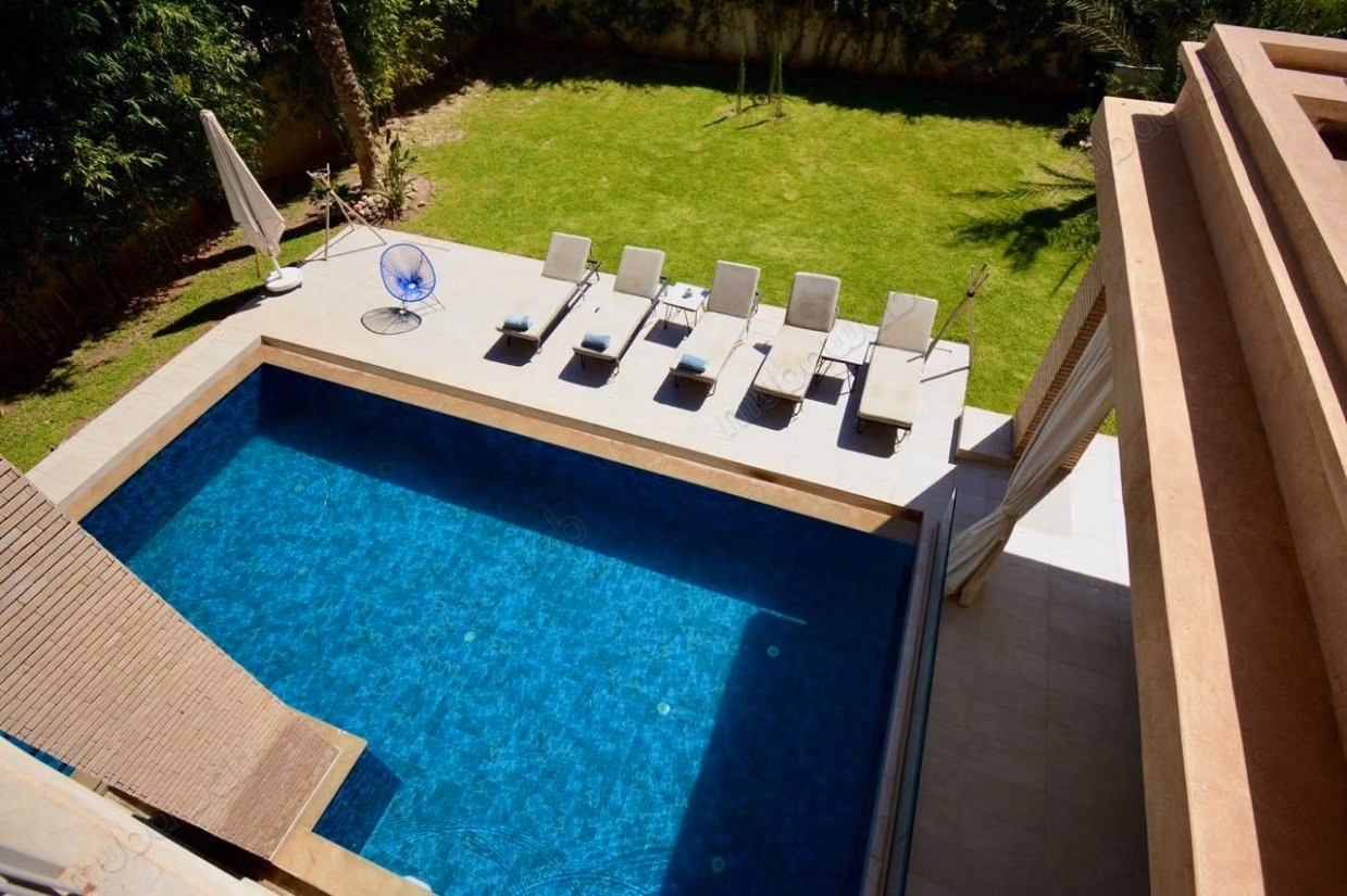Villa d'exception meublée – carré des golfs, marrakech