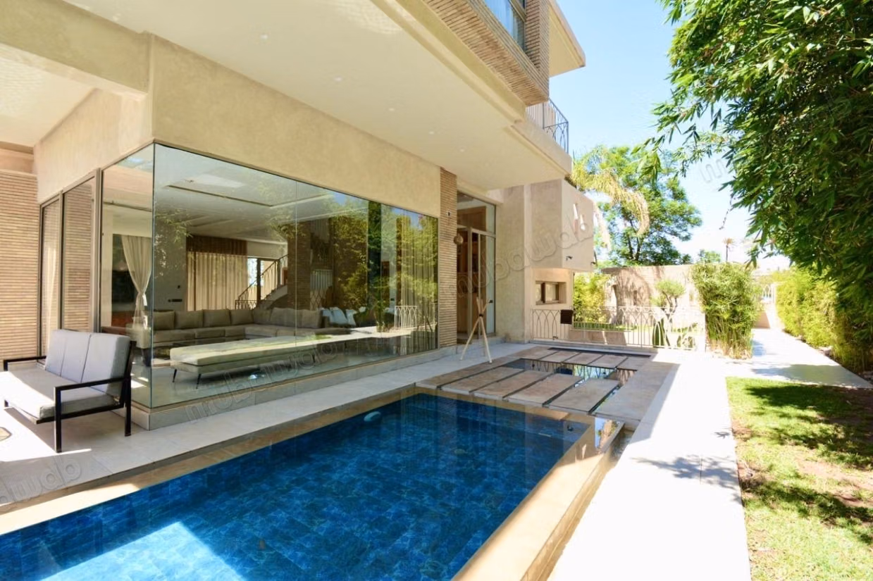Villa d'exception meublée – carré des golfs, marrakech