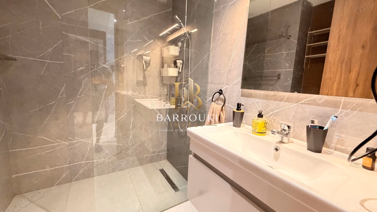 Studio meublé neuf avec terrasse à louer à Anssari, Dar Bouazza – À 2 min de la mer