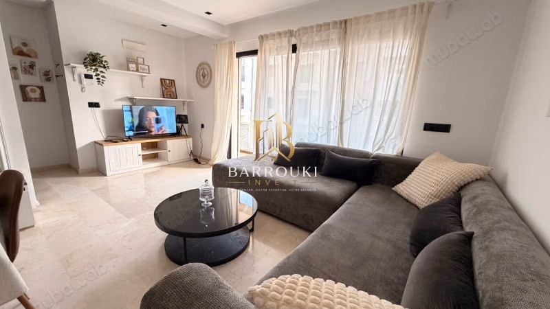 Studio meublé neuf avec terrasse à louer à Anssari, Dar Bouazza – À 2 min de la mer