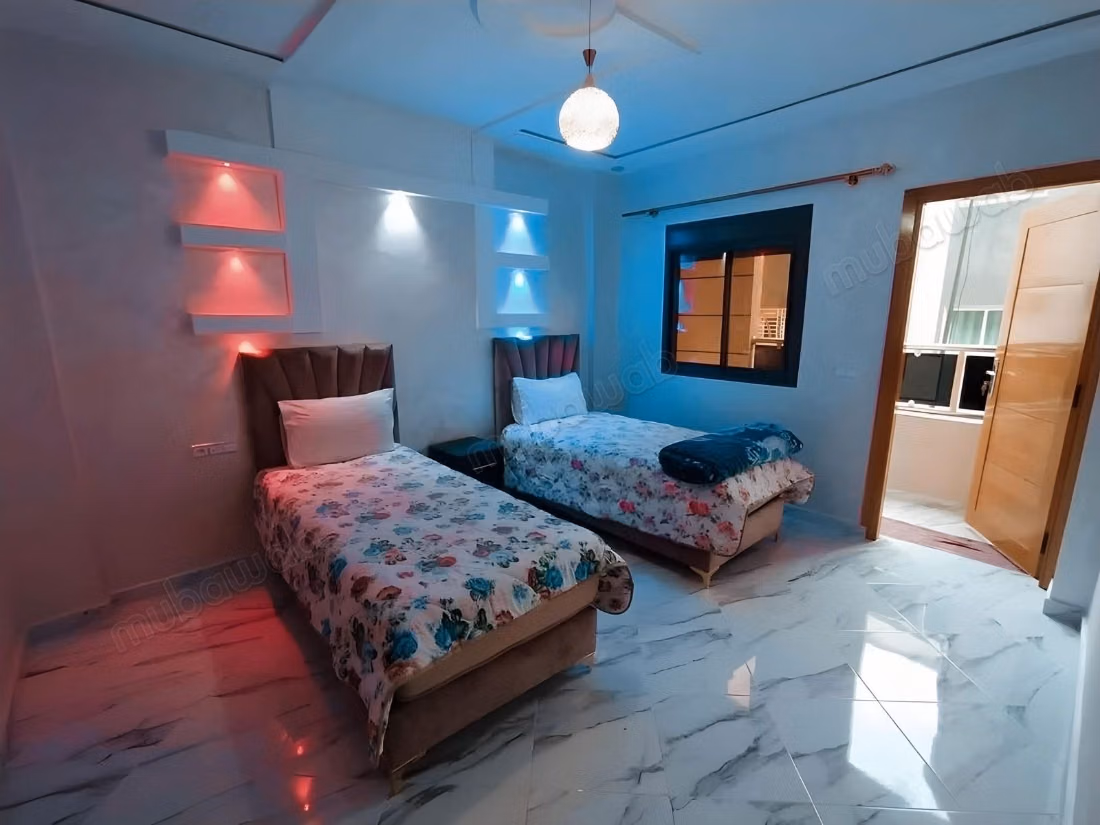 Location d'un appartement à Marjane. 
2 belles chambres. 
Connexion Internet