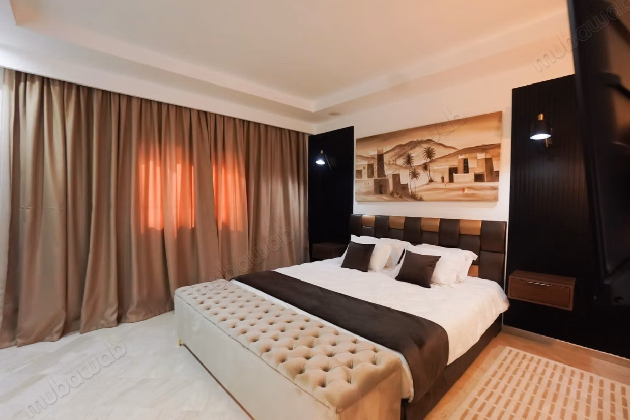 Appartement à louer à Route Casablanca. 
Surface de 92 m². 
Bien meublé