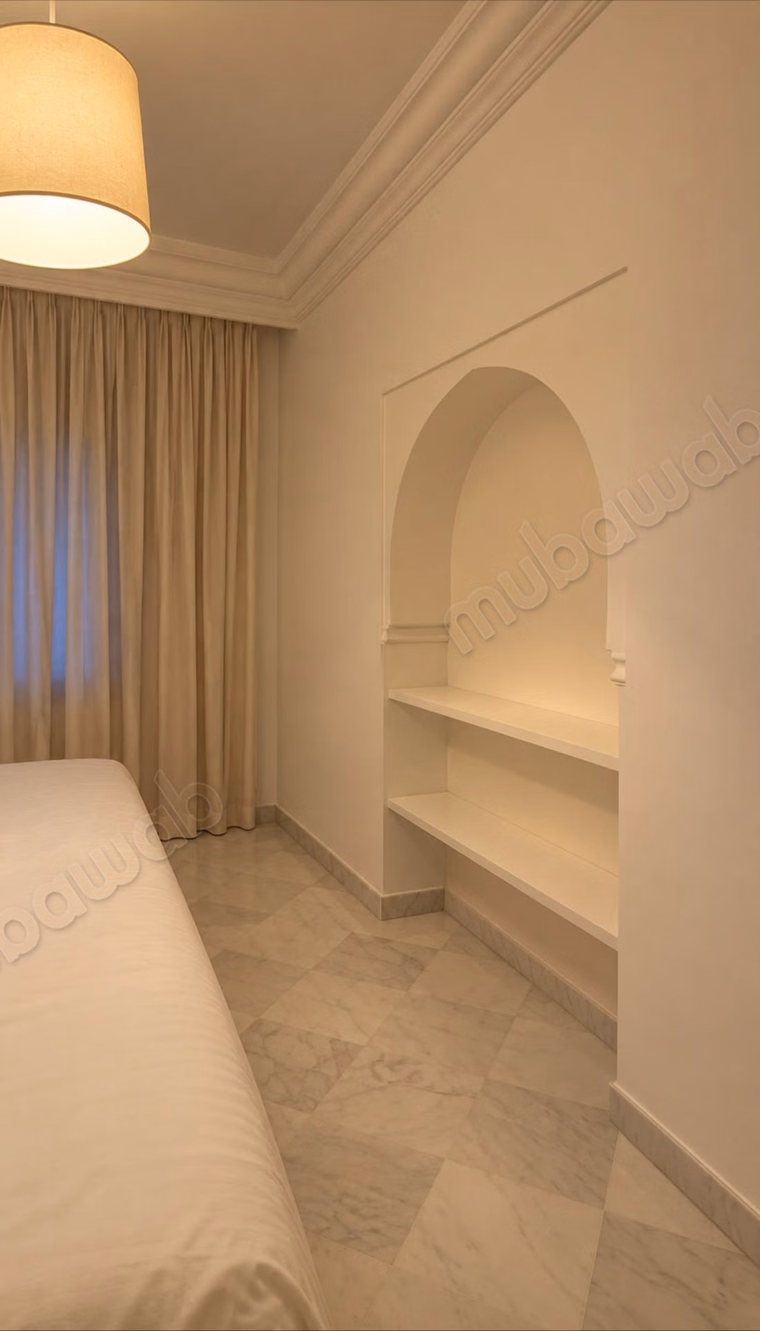 Appartamento vuoto in affitto a Hivernage. 3 camere piacevoli. Ambiente tranquillo con vista sulle montagne, riscaldamento centralizzato