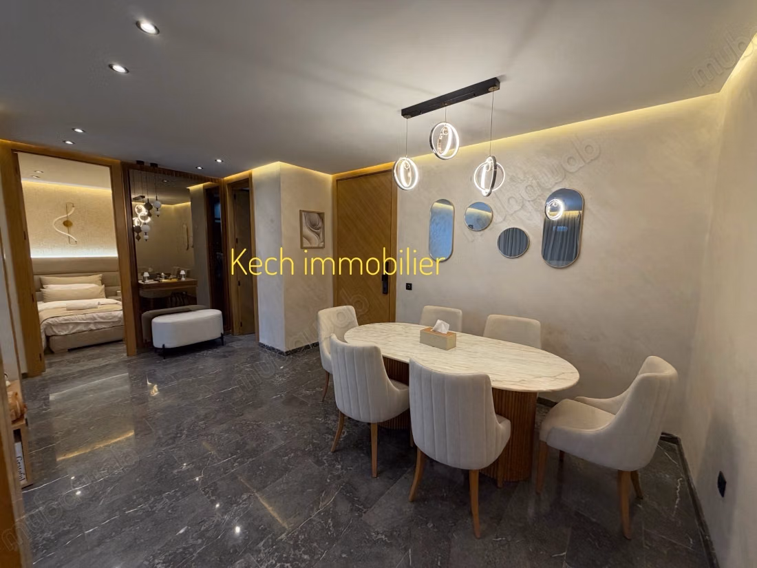 Joli appartement 3 chambres meublé avec terrasse