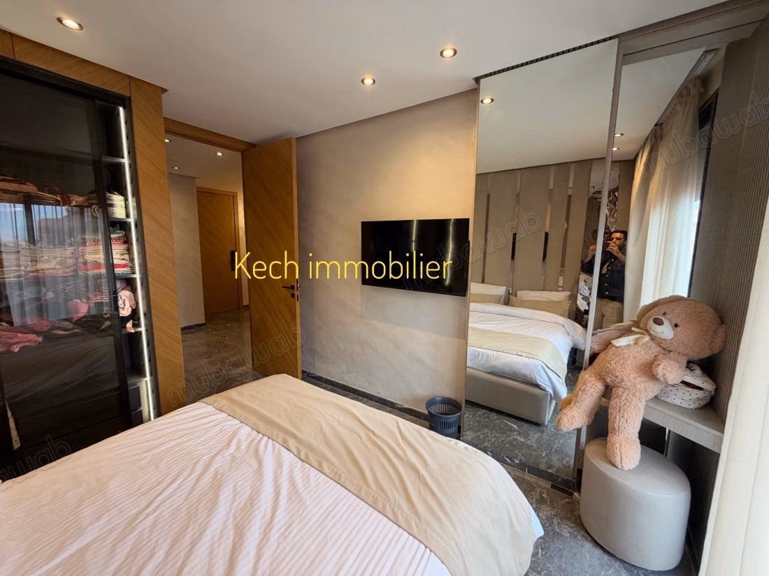 Joli appartement 3 chambres meublé avec terrasse