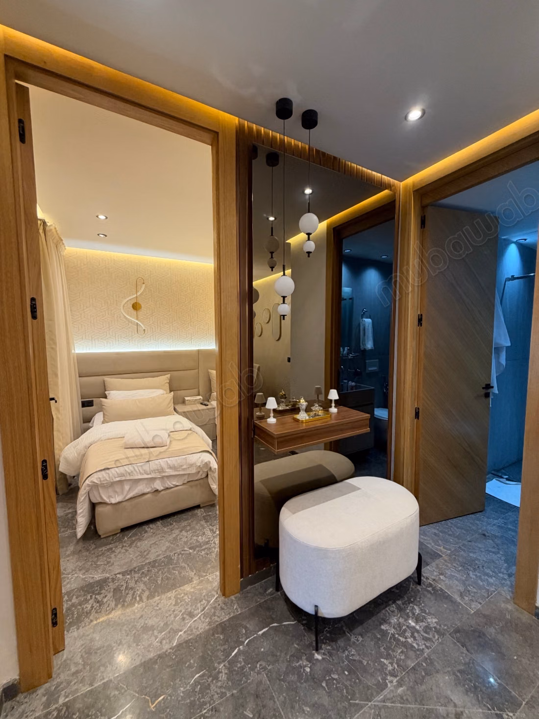 Joli appartement 3 chambres meublé avec terrasse